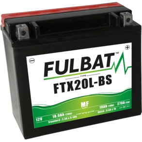 FULBAT FTX20L-BS BATTERI YTX20L-BS FULBAT FTX20L-BS