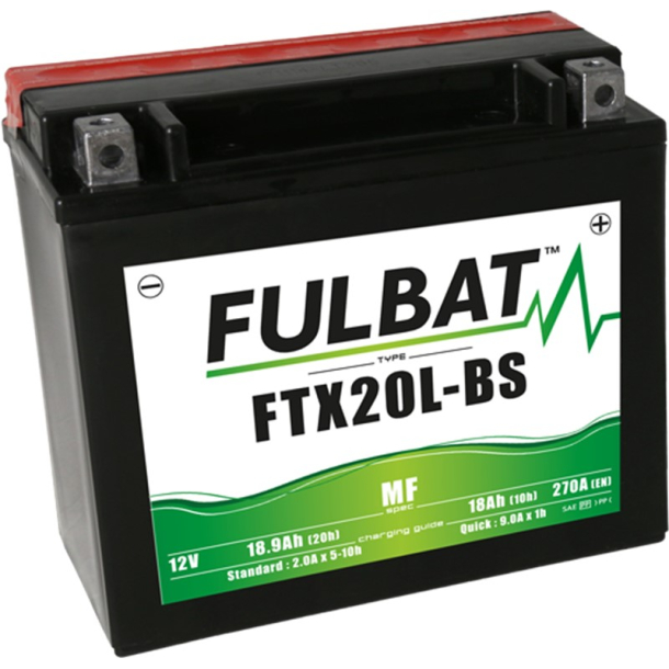 FULBAT FTX20L-BS BATTERI YTX20L-BS FULBAT FTX20L-BS