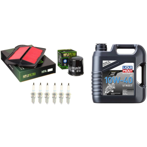  Servicekit HONDA GL1500 Goldwing 88-01 olie, oliefilter, luftfilter, tndrr, pakning bundprop