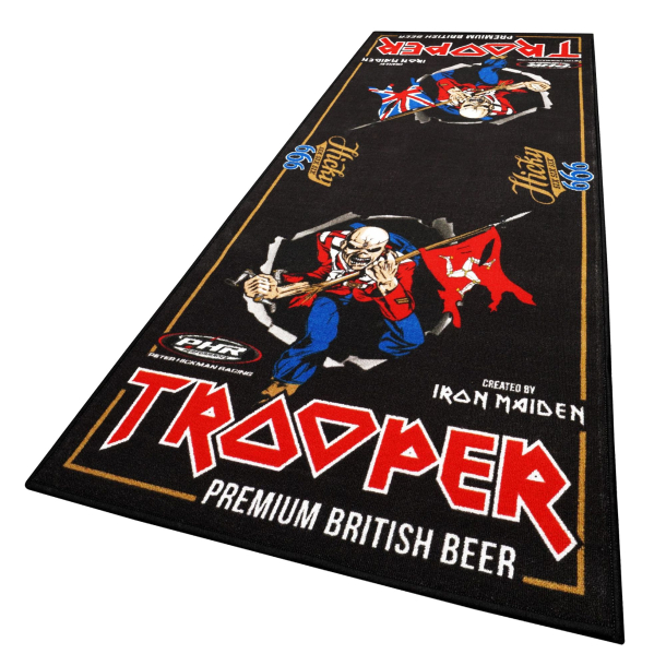 MILJ�M�TTE LTD Edition Iron Maiden Trooper Motorcycle XL Garage Mat 240 x 100 cm