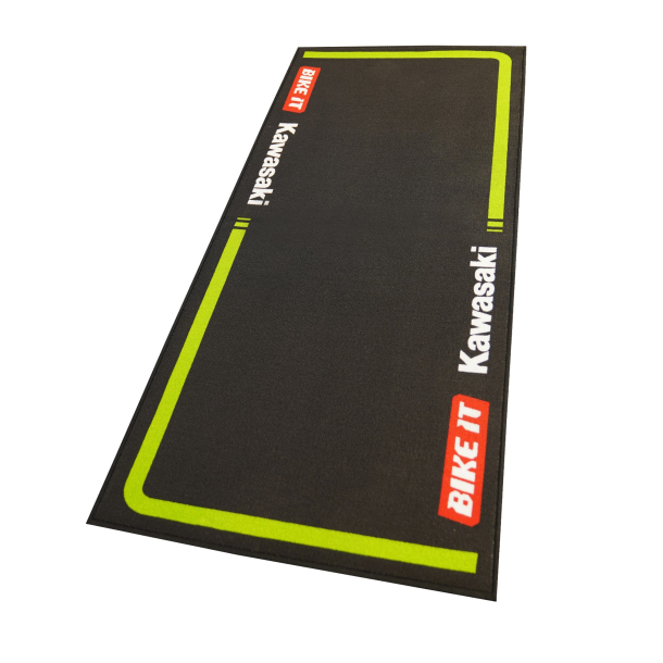 MILJ�M�TTE Bike It Kawasaki MX2 Motocross Race Team Garage Mat 190 X 80cm