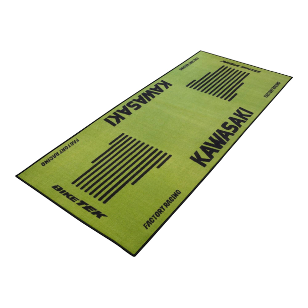 MILJ�M�TTE BikeTek Series 3 Kawasaki Logo Garage Mat 190 X 80cm