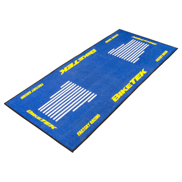 MILJ�M�TTE BikeTek Series 3 Blue White Yellow Garage Mat 190 X 80cm