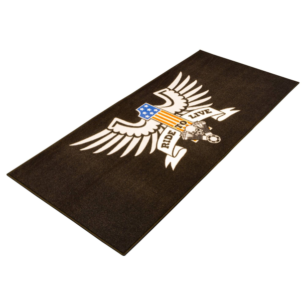 MILJ�M�TTE BikeTek Series 3 American Eagle Live To Ride Garage Mat 190 X 80cm