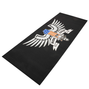 MILJ�M�TTE Biketek Custom Garage Mat - 'Ride to Live' (250x100cm)