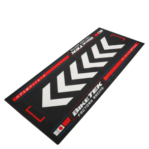MILJ�M�TTE Biketek 'Series 7' Garage Mat - 'Rising Sun - RED' (190x80cm)