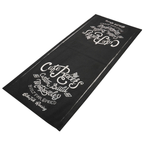 MILJ�M�TTE Biketek 'Series 7' Garage Mat - 'Cafe Racer / Custom' (190x80cm)