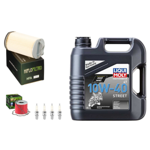 Servicekit SUZUKI GS750 GS1000 olie, oliefilter, luftfilter, tndrr, bundproppakning