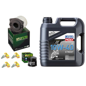  Servicekit SUZUKI GSX750F 89-97 olie, oliefilter, luftfilter, tndrr, bundproppakning