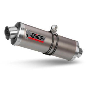 MIVV SLIP-ON OVAL TITANIUM Mivv Sportsudst�dning til Honda CBR600F 1991-1998 PC25, PC31 PC31A Noise Emissions: EC APPROVED - Gas Emissions: EC APPROVED