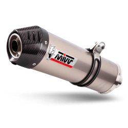MIVV H.059.LNC SLIP-ON OVAL TITANIUM / CARBON ENDE Mivv Sportsudst�dning til HondaCRF1000 LAfrica Twin 2016 H.059.LNC - Exhaust Muffler Mivv OVAL Titanium HONDA CRF 1000 L AFRICA TWIN