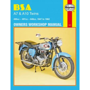 Haynes bog BSA A7 495CC A10 649CC 47-62