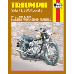 Haynes bog TRIUMPH TRIDENT 750 BSA ROCKET3 750 69-75