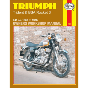 Haynes bog TRIUMPH TRIDENT 750 BSA ROCKET3 750 69-75