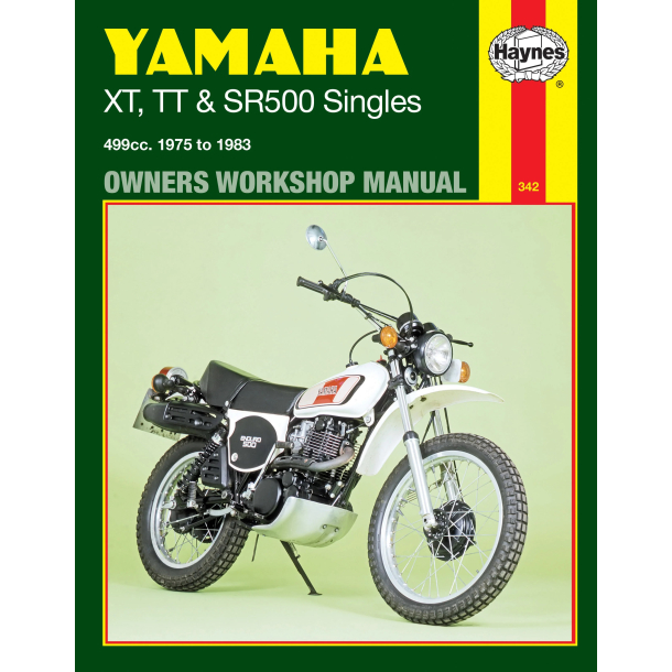 Haynes bog HAY0342 YAMAHA SR500 TT500 XT500 75-83