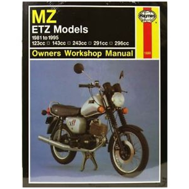 Haynes bog MZ ETZ125 ETZ150 ETZ250 ETZ291 ETZ296