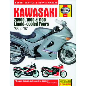 Haynes bog Kawasaki HAY1681 - GPZ900 83- ZX10 88-97 ZZR1100 91-