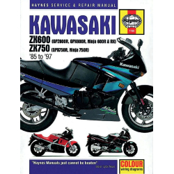 Haynes bog 1780 KAWASAKI GPZ600 GPX600 GPX750