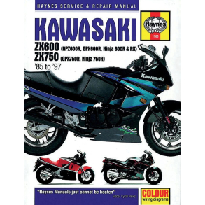 Haynes bog 1780 KAWASAKI GPZ600 GPX600 GPX750