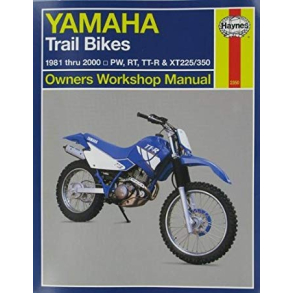 Haynes bog Yamaka PW50/80 RT100/180 TT-R90/125/225/250 XT225/350