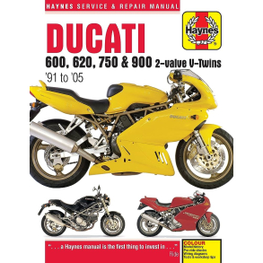 Haynes bog DUCATI 600 620 750 900 V-TWIN HAY3290