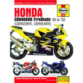 Haynes bog Honda CBR 900 RR Fireblade (929/954)