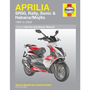 Haynes bog APRILIA SR50 SONIC RALLY HABANA 50MOJITO 50