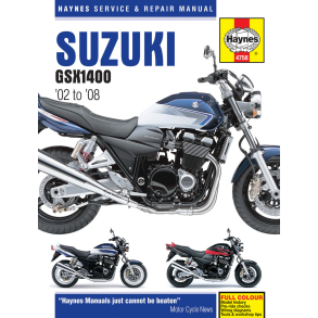 Haynes bog SUZUZKI GSX1400 02-08