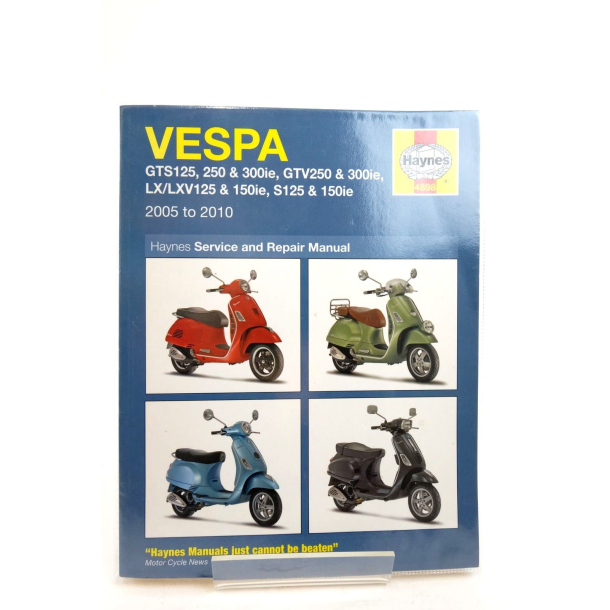 Haynes bog VESPA GTS125 250 300ie LX GTV