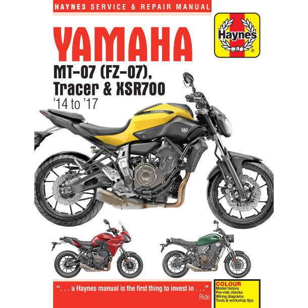 Haynes bog 6385 YAMAHA MT-07 TRACER XSR700