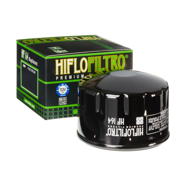 HIFLO HF164 OLIEFILTER OIL FILTER NON O.E. ALTERNATIVE HF164 OIL FILTER BMW 11427673541 11 42 7 673 541 Kymco 1541A-LGC6-E00 8434290050353
