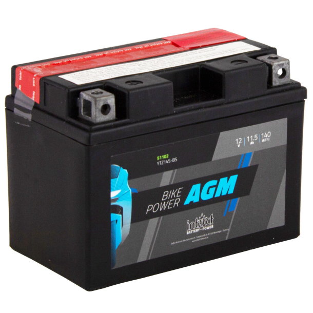 intAct  BATTERI intAct YTZ14S-BS Maintenance Free AGM Bike-Power Battery