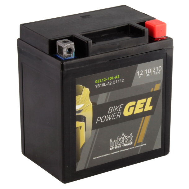 BATTERI intAct YB10L-A2 / 51112 Gel Bike-Power Battery
