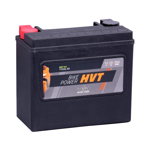 intAct YTX20L-BS / YTX20HL-BS / 65989-97A BATTERI intAct YTX20L-BS / YTX20HL-BS / 65989-97A Sealed Activated HVT Bike-Power Battery