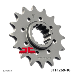  JT Fortandhjul JTF1269.1 1269/16T HONDA CBR600 #520 CHAIN CONVERSION CBR600 CBR900 CBR1000 VTR1000 