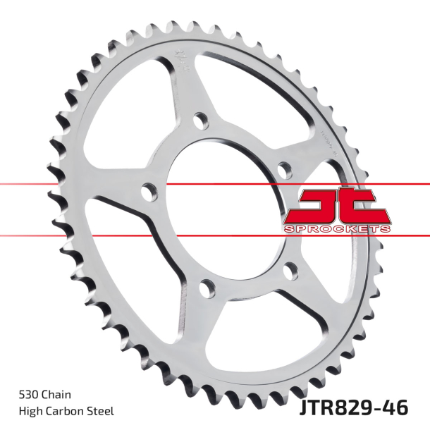 JT Bagk�dehjul 829/46T JTR829.46 46 tands JT REAR SPROCKET 829.46 SUZUZKI 64511-20C00 GSX600F 89-91 GSX-R1100 86-88