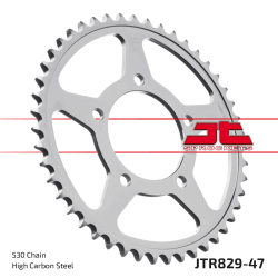 JT Bagk�dehjul 829/47T JTR829.47 47 tands REAR SPROCKET 829.47 SUZUZKI 64511-20C10 GSF600 GSF650 Bandit GSX600F GSX750F GSXR1100