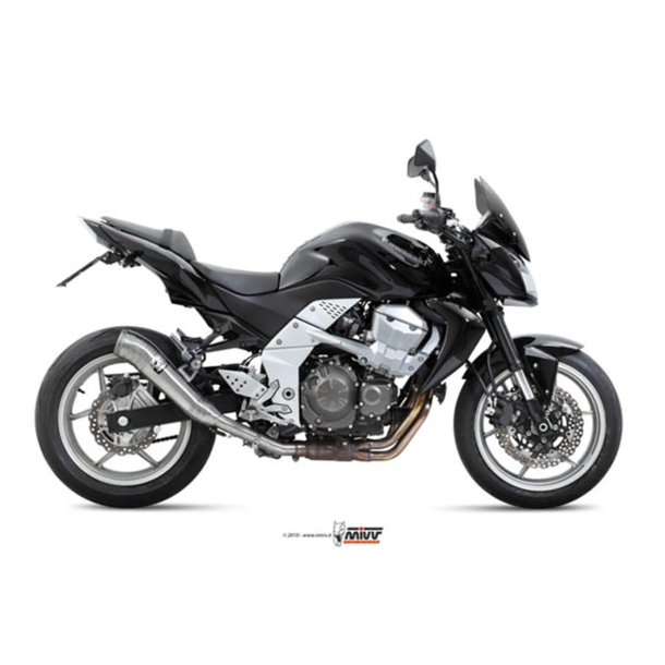 MIVV K.018.LGX SLIP-ON GHIBLI RUSTFRI Mivv Sportsudst�dning til Kawasaki Z750 2007-2014 Mivv GHIBLI Stainless Slip-On Kawasaki Z750 - 00.73.K.018.LGX