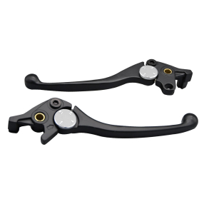 Bike It OEM Replacement Lever Set Matt Black - #Y03 Yamaha YZF750 FZR1000 YZF1000R Thunder Ace FJ1200 XJR1200 XJR1300 FJR1300