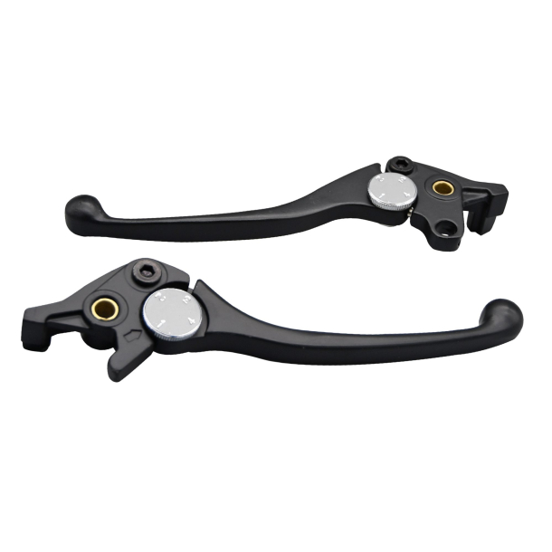 Bike It OEM Replacement Lever Set Matt Black - #Y03 Yamaha YZF750 FZR1000 YZF1000R Thunder Ace FJ1200 XJR1200 XJR1300 FJR1300