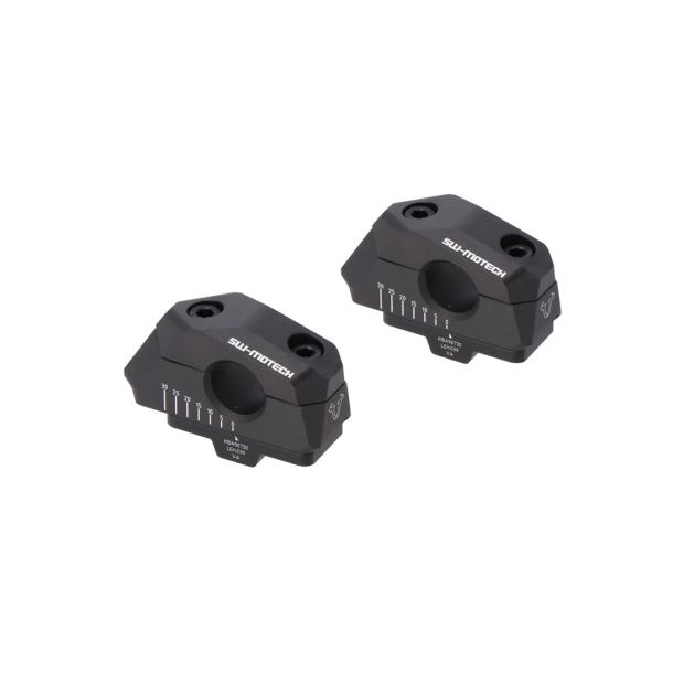 Styrforh�jer LEH.00.039.30000/B SW-Motech Styrforh�jer �22 25mm OP 5-10-15-20-25-30MM TILBAGE SORT