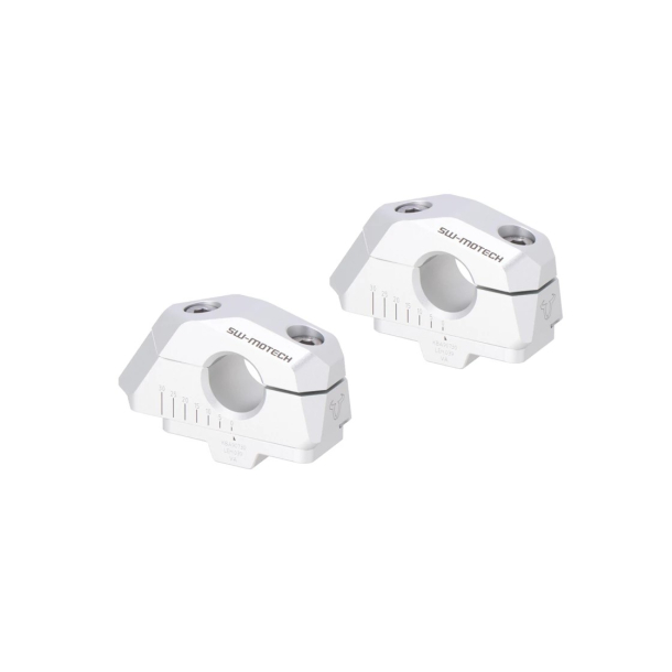 Styrforh�jer LEH.00.039.30000/S SW-Motech Styrforh�jer �22 25mm OP 5-10-15-20-25-30MM TILBAGE S�LV