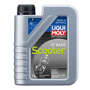 LiquiMoly 1619 2T Basic Scooter 1.L  Scooter 2T Air/Water - Mix/Tank  API TC - ISO L-EGB - JASO FB