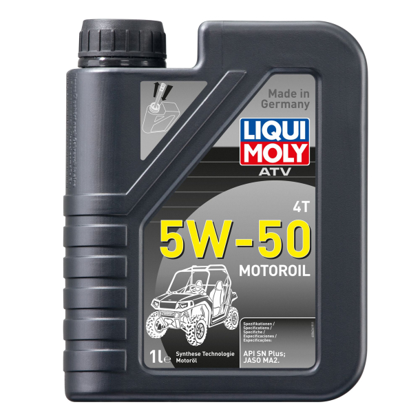 LiquiMoly 4T 5W/50 ATV Quad  SyntTec 1L  API SN Plus - JASO MA2 Catalytic approved