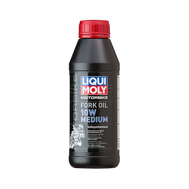 LiquiMoly Fork Oil 10W medium 100% Syntetic 1 L Heat Safe - Conventional and Up-Side-Dow