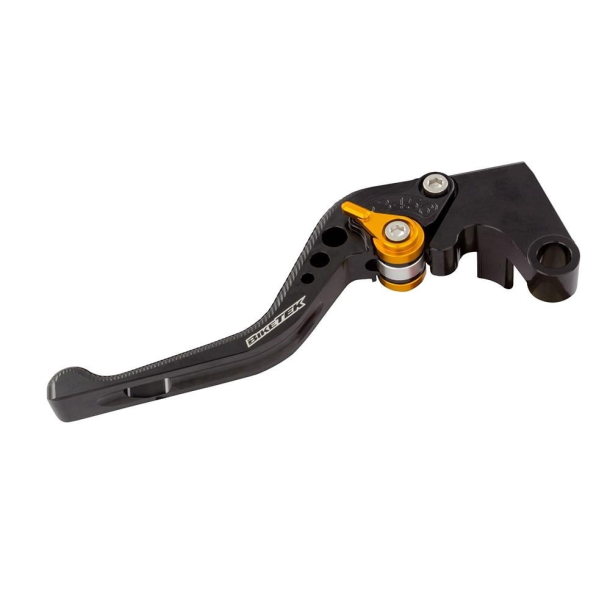 BIKETEK Adjustable Clutch Lever Short Black/Gold Adjuster LVRC79S Yamaha