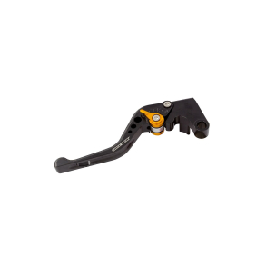 Greb KOBLING BikeTek Adjustable CNC Clutch Lever Short - Black / Gold AdjusterLVRC91S