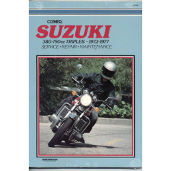 Clymer vrkstedsbog SUZUKI3CYL 2-TAKT GT380 GT550 GT750