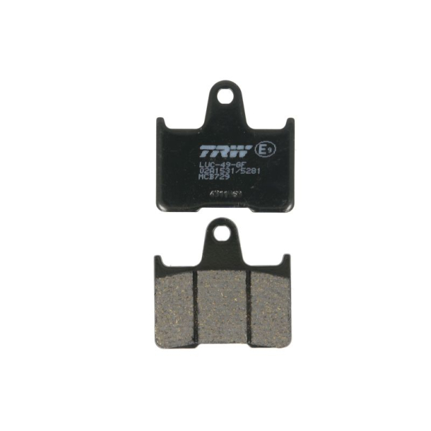 TRW LUCAS MCB729 BREMSEKLODSER Keramisk bag Suzuki GSX-R MUZ