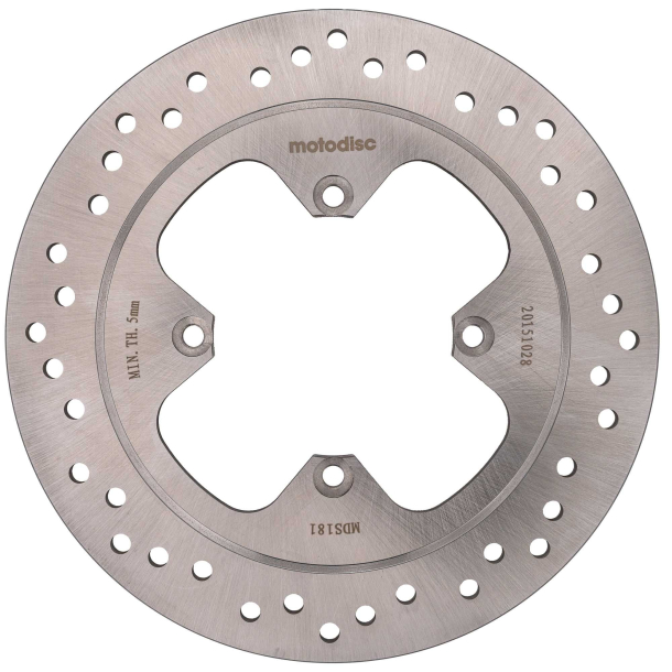 Bremseskive bag Honda VFR750 RC36 89-96 MTX Performance Brake Disc Rear Solid Round MD1007 #01046